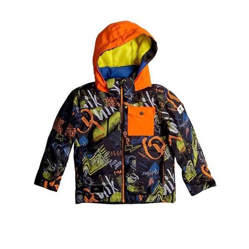 Campera Quiksilver Little Mission Niños - KVJ2 Black Thunderbolt
