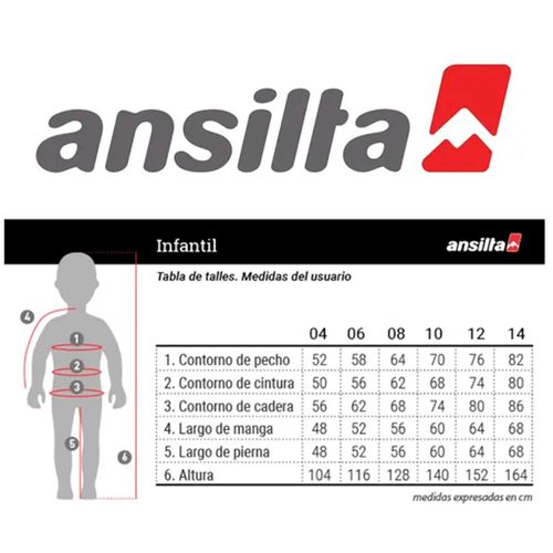 Campera Ansilta  Saga Windstopper Niños