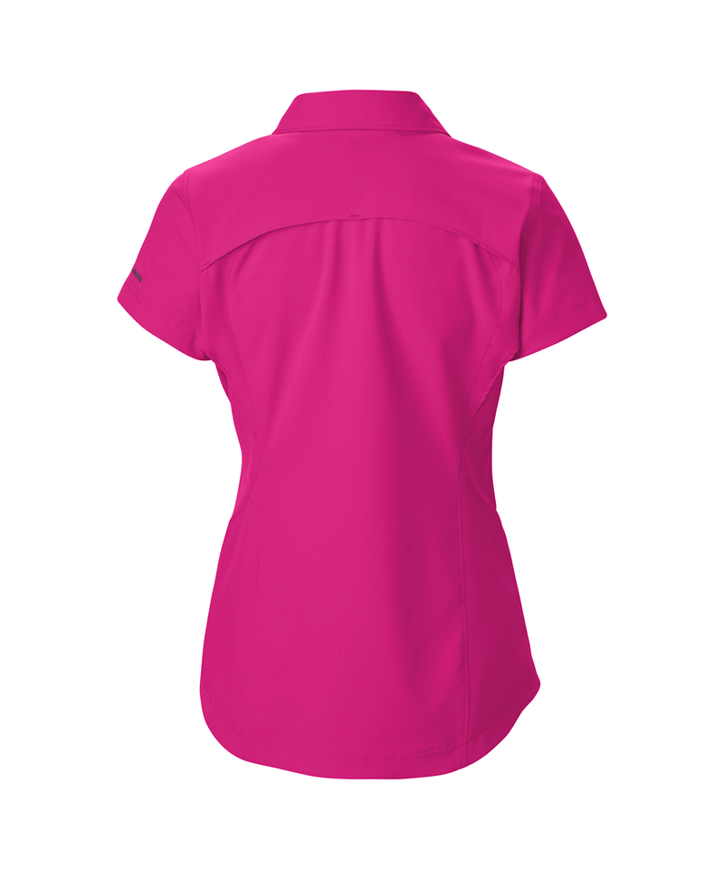 Camisa-Columbia-Silver-Ridge-Manga-Corta-Trekking-Mujer-Huate-Pink-AL7122-627