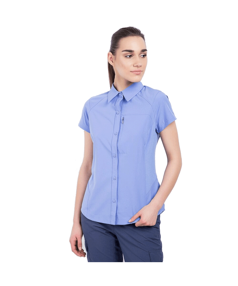 Camisa-Columbia-Silver-Ridge-Manga-Corta-Trekking-Mujer-Palpe-Purple-AL7122-548