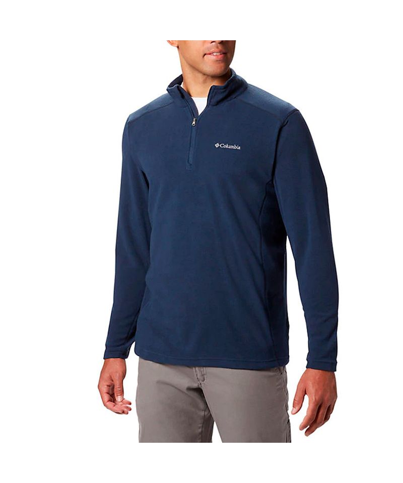 Buzo-De-Polar-Micropolar-Columbia-Klamath-Medio-Cierre-Hombre-Collegiate-Navy-Solid-AM6558-466