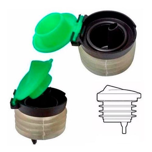 Tapa Para Termo Spinit 1 Litro 50mm Plastico Pico Matero