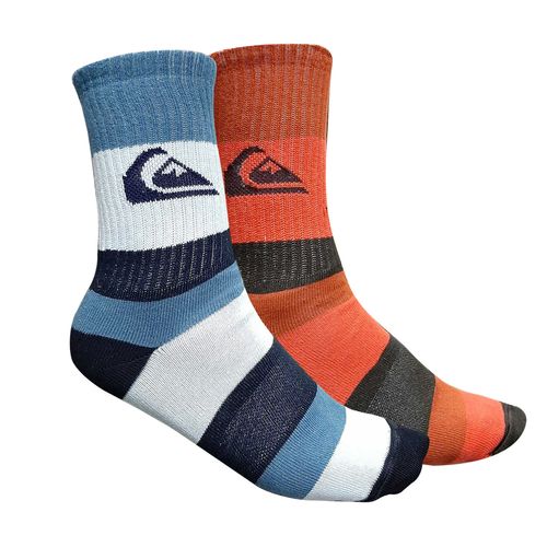 Medias Quiksilver Legacy Crew Stripes X2 Hombre 2201133006