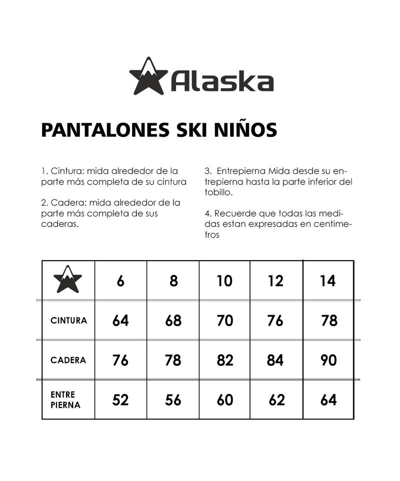 tabla-de-talles-PANTALONES-ALASKA-SKI-NIÑOS-