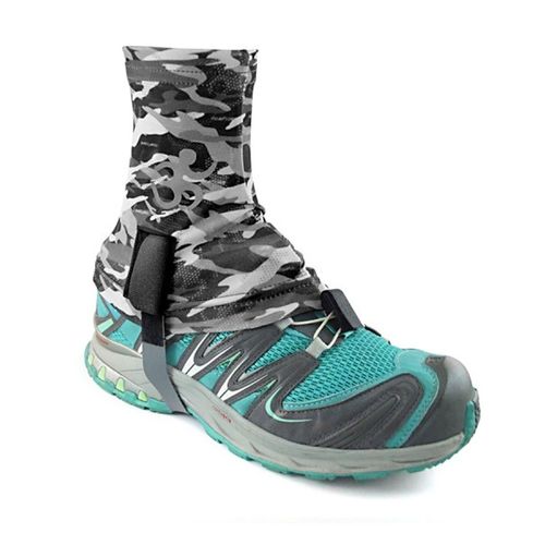 Polainas Noaflojes Trailrun Running Unisex Camuflada Gris