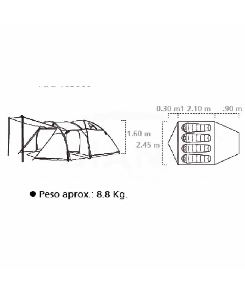 Carpa-Doite-Licanray-Xr-4-Personas-Comedor-Con-Piso