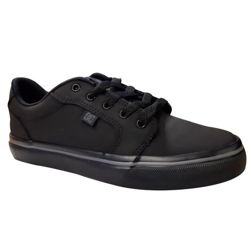 Zapatilla DC Shoes Anvil Skate Urbana Niño Junior Black 1202112107