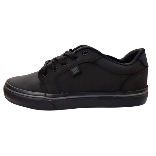 Zapatilla DC Shoes Anvil Skate Urbana Niño Junior Black 1202112107