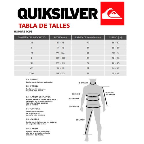 Remera Quiksilver Lycra All Time Hombre