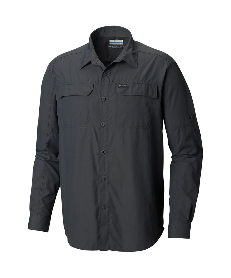 Camisa-Columbia-Silver-Ridge-II-Long-Sleeve-Trekking-Hombre-Grill-1839311-028