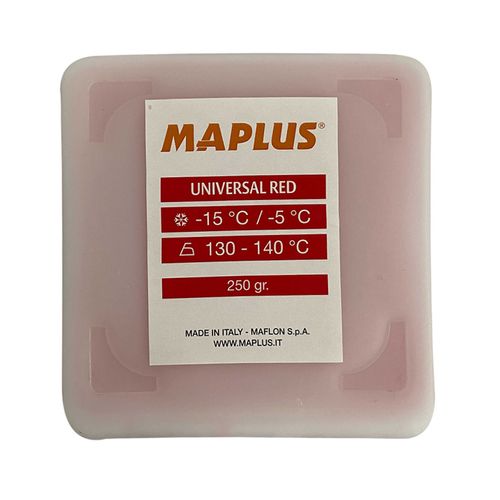 Cera Ski Snowboard Briko Maplus 250gr Temperatura -15º / -5º - Rojo