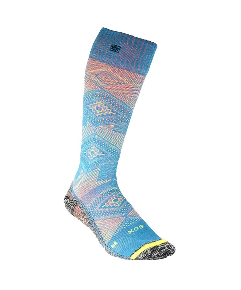 Medias-Sox-Snowboard-Ski-Evolution-Mujer-Turquesa-TE91C