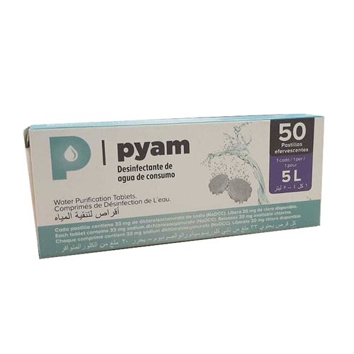 Pastillas Potabilizadoras Pyam Caja x50 5 L S1588355