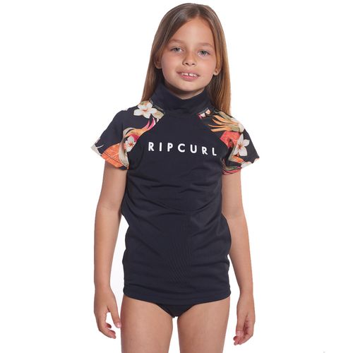 Remera Manga Corta Rip Curl Sun Protection 50 UPF Cap Niñas