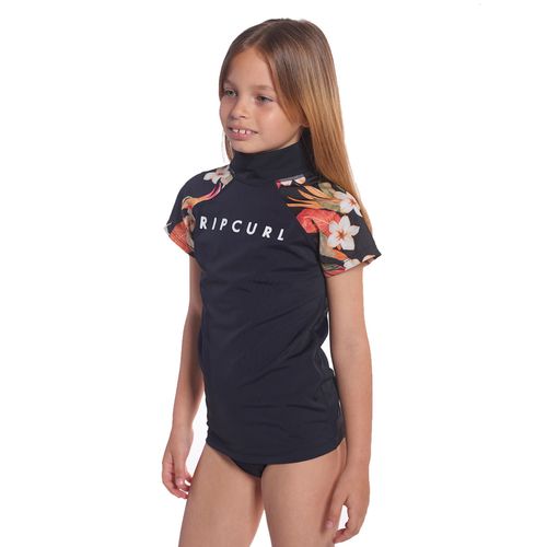 Remera Manga Corta Rip Curl Sun Protection 50 UPF Cap Niñas