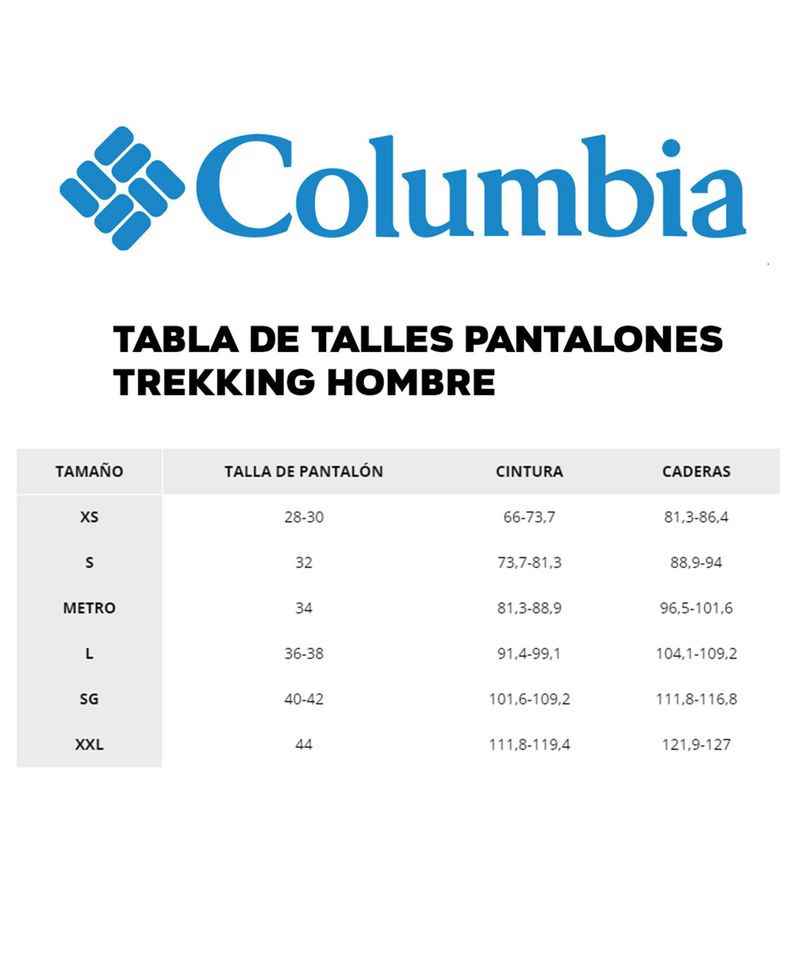 tabla-de-talles-pantalones-columbia-hombre