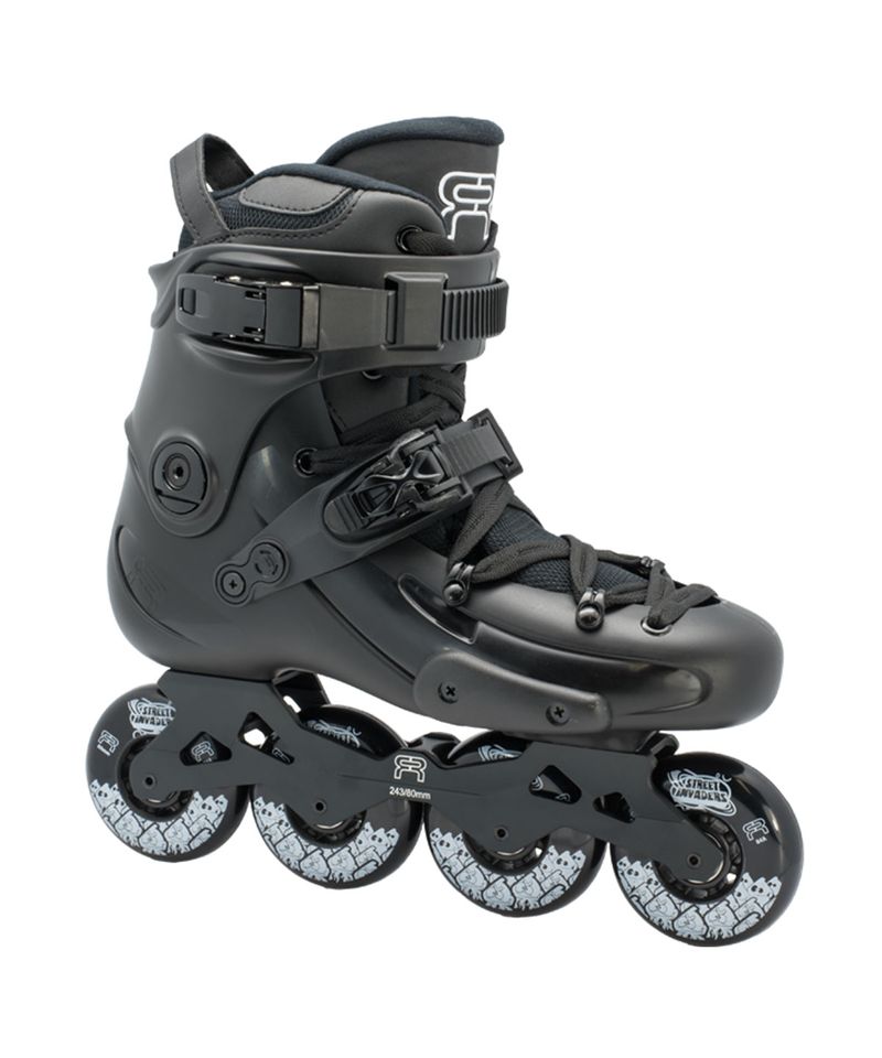 Rollers-FR-Skates-FR1-80-Freeride-Freestyle-Unisex-Black-FRSK--FR180-BK