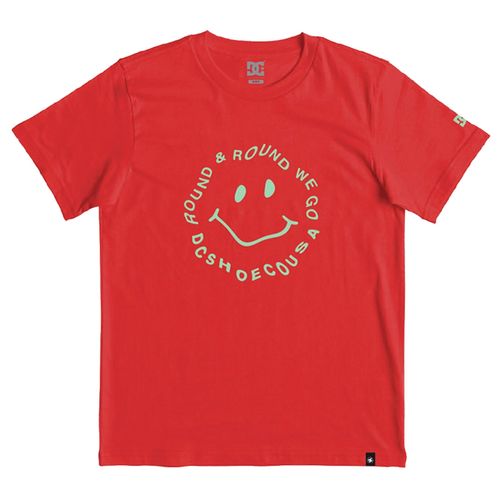 Remera Manga Corta DC Shoes Round We Go Hombre