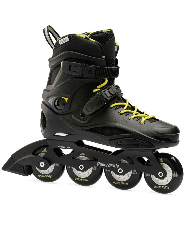 Rollers-Rollerblade-RB-Cruiser-Fitness-Hombre-Black-Yellow-Neon