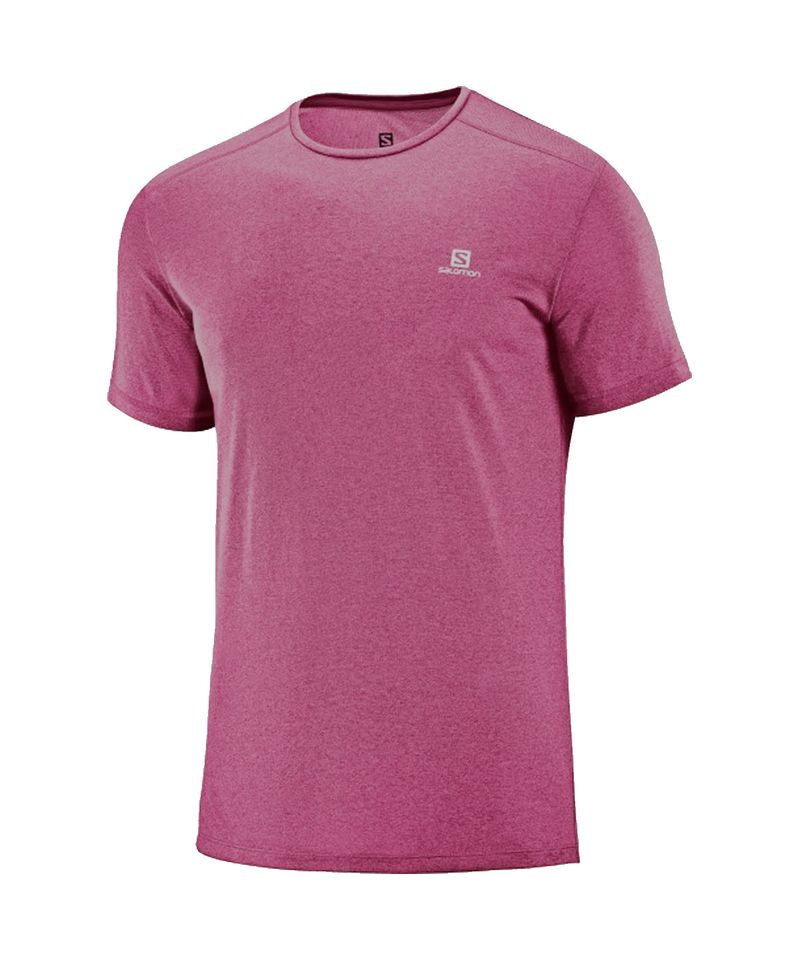 Remera-Salomon-Chill-SS-Tee-Running-Trail-Running-Hombre-Fuchsia-Red-Heather-17264