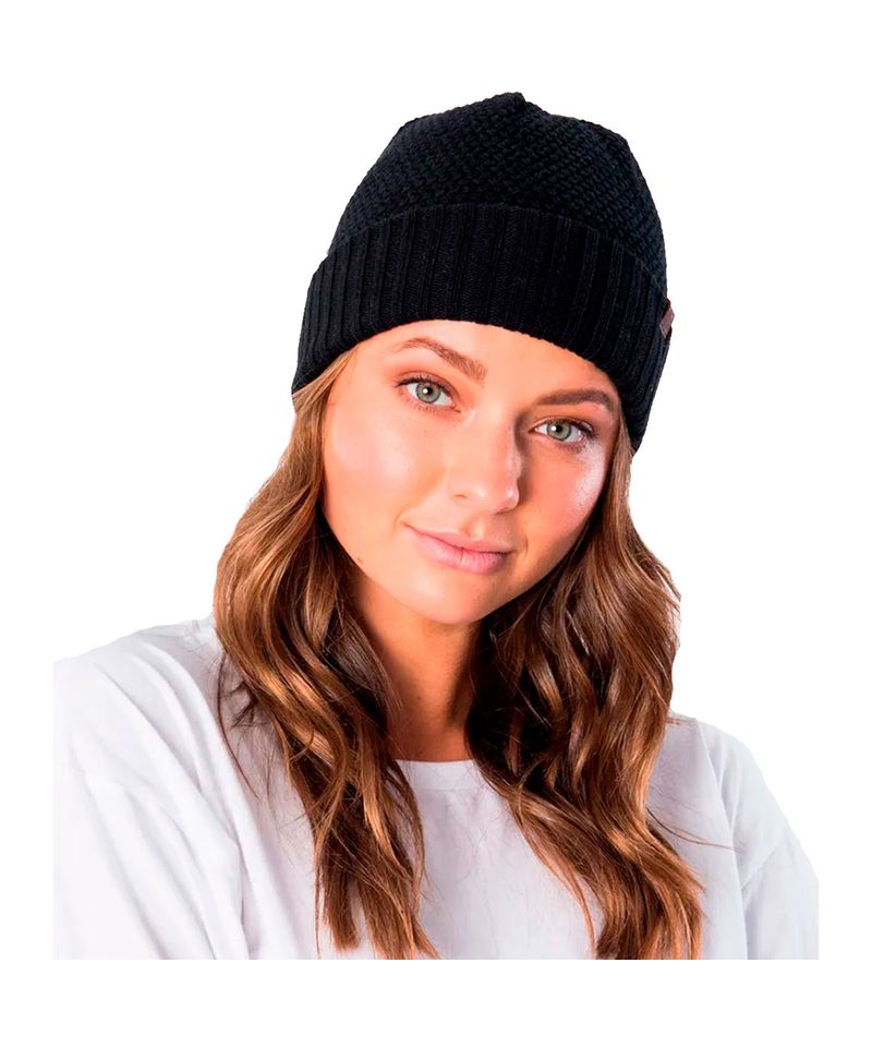 Gorro-Beanie-Rip-Curl-Wenderer-Ski-Snowboard-Invierno-Mujer-Black-07124-H2