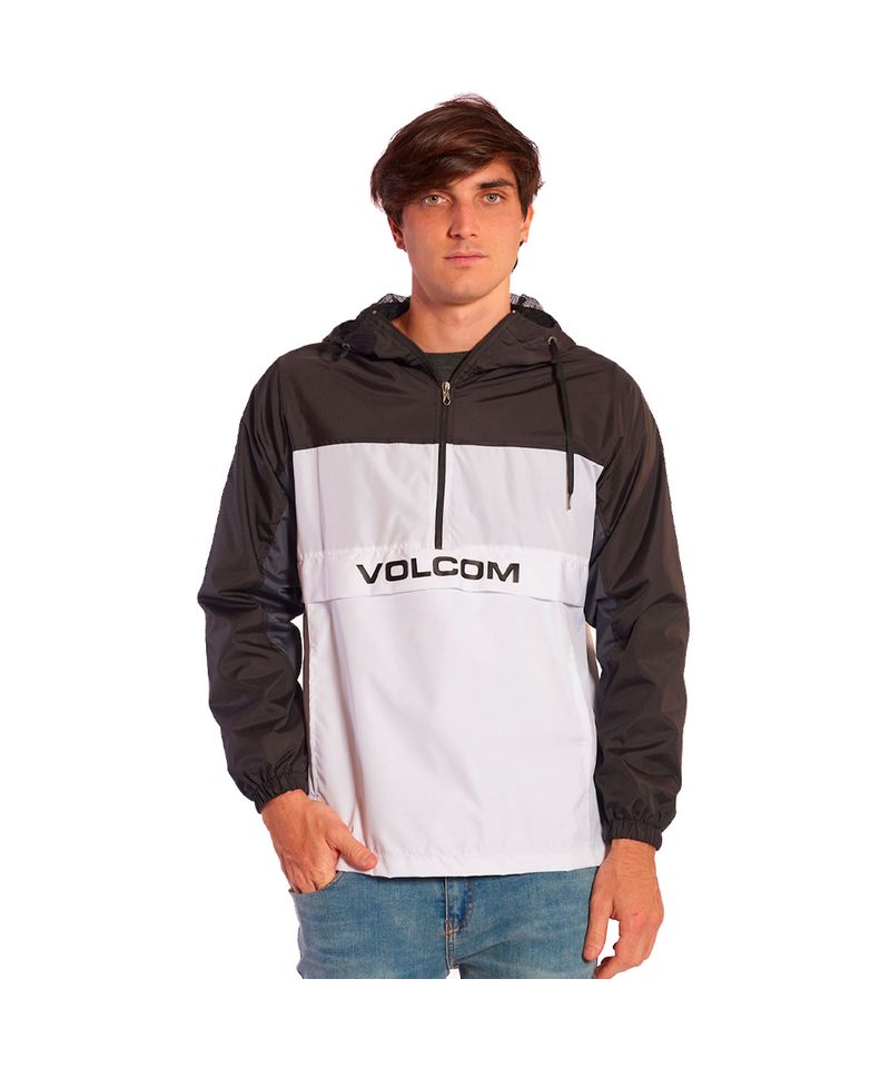 Buzo-Anorak-Rompevientos-Volcom-Fezz-Urbano-Hombre-White-Black-04531-H2