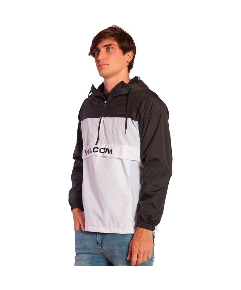 Buzo-Anorak-Rompevientos-Volcom-Fezz-Urbano-Hombre-White-Black-04531-H2-1