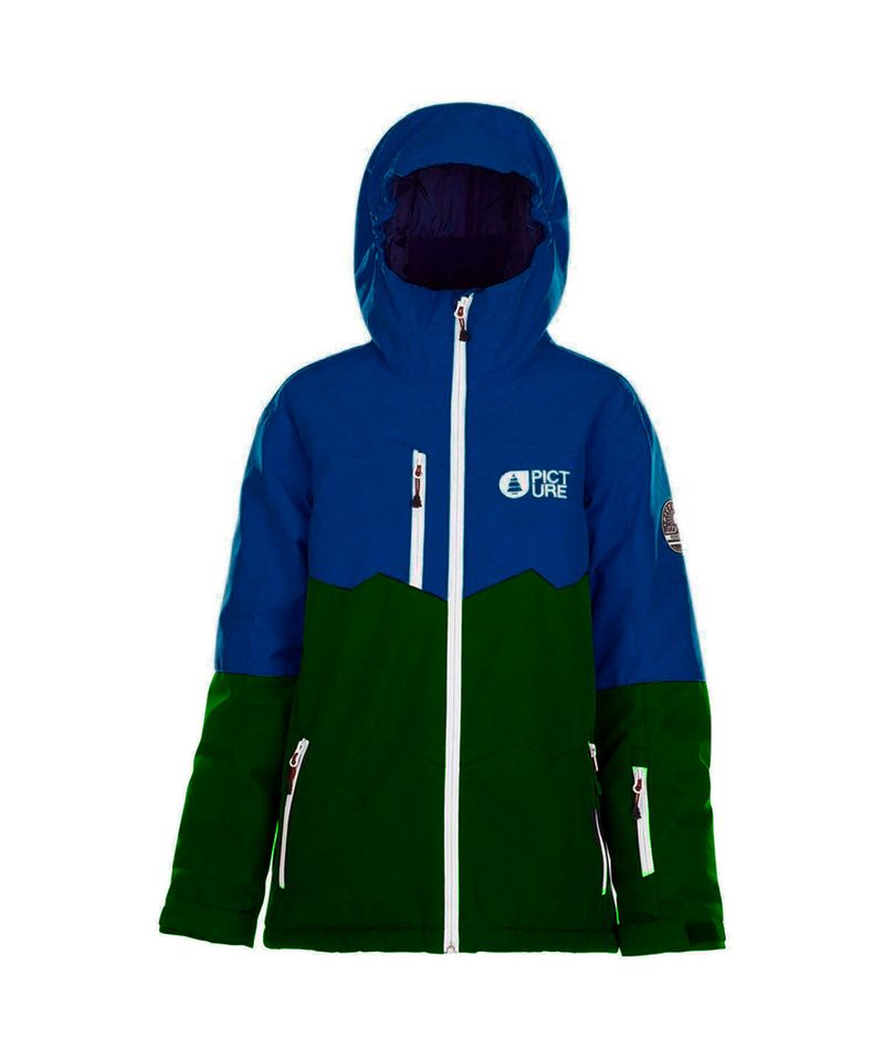 Campera-Picture-Tommy-10K-Ski-Snowboard-Junior-Dark-Green-Dark-Blue-KVT025