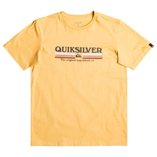 Remera Manga Corta Quiksilver Lined Up Hombre