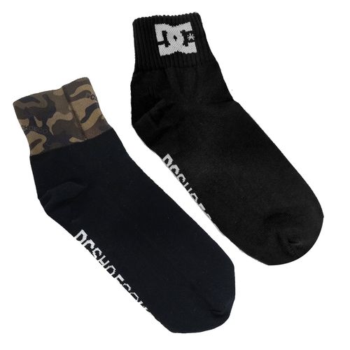 Medias DC Shoes Camo & Black Crew Hombre