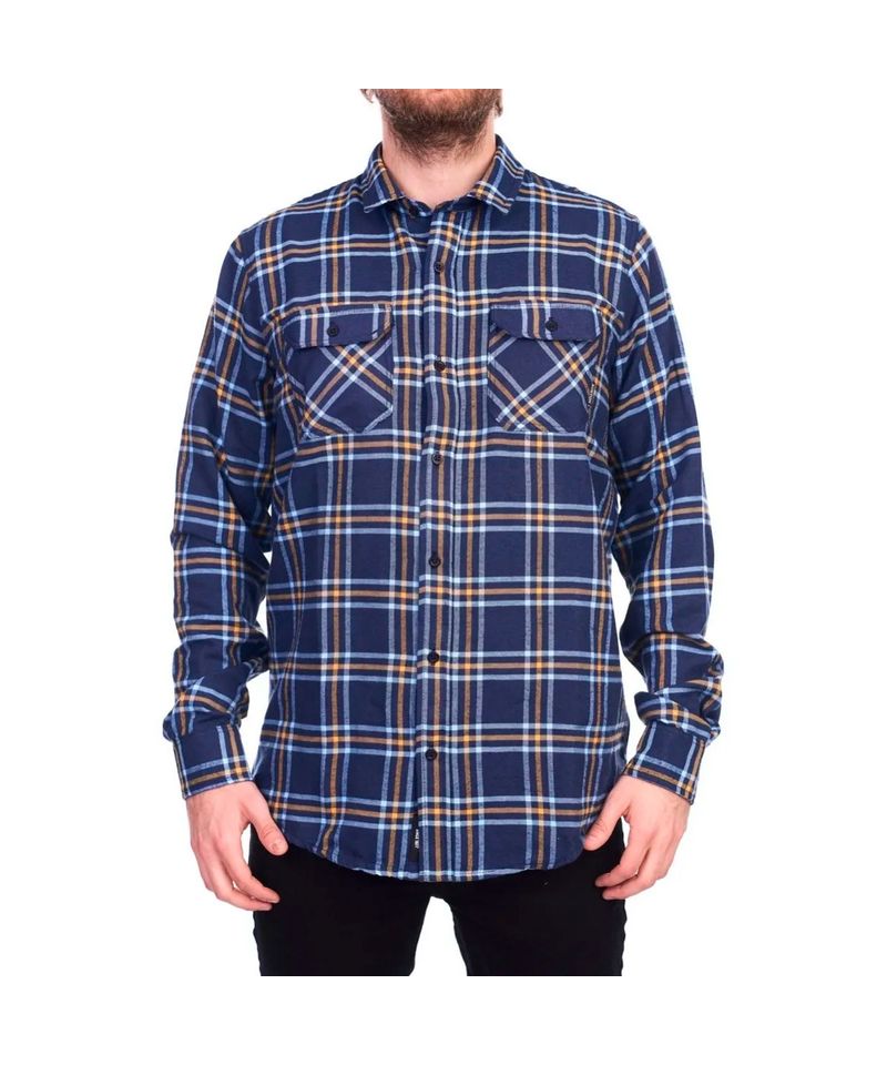 Camisa-Manga-Larga-Burton-Brighton-Flannel-Urbano-Hombre-Blue-B2HBRIGHFSHWI10