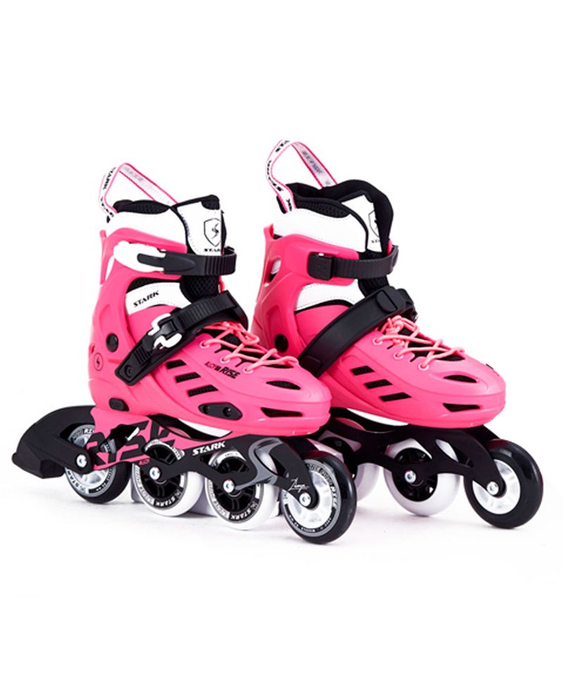 Rollers-Stark-Rise-Extensible-Freeride-Bota-Rigida-84-mm-Unisex-Fucsia-00582