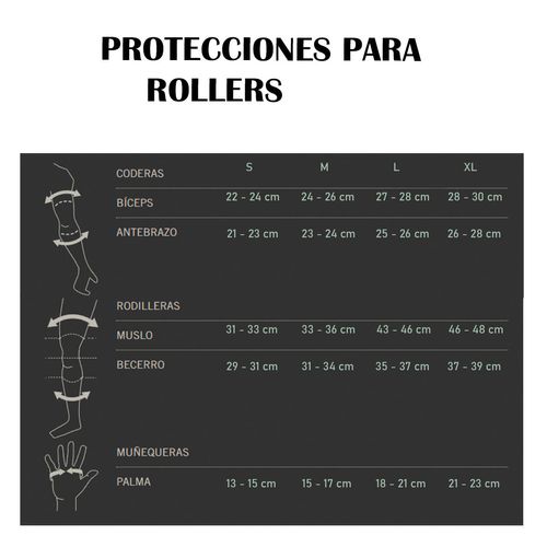 Protecciones para Rollers Stark Pro 200 Unisex