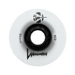 Ruedas-Rollers-80mm-85A-FR-Skates-Luminous-Led-Pack-x4-White-Glow-LUWL-LU80-WH-GW