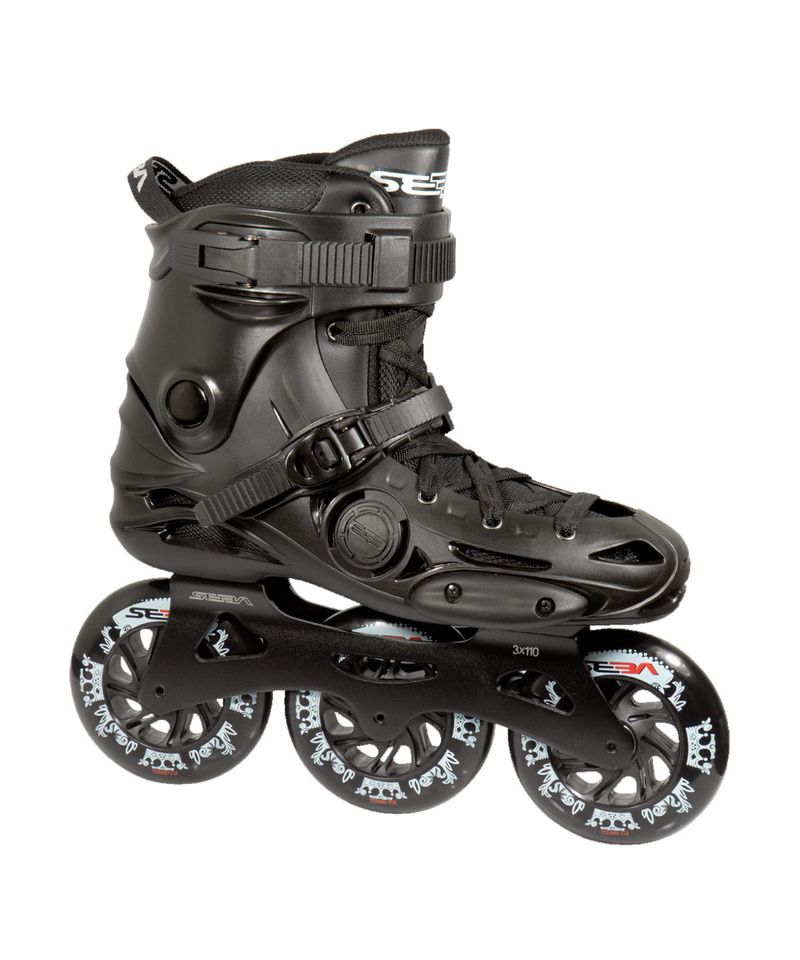 Rollers-Seba-E3-110-Premium-Freeride-Freestyle-Unisex-Black-SSK-E3110-BK