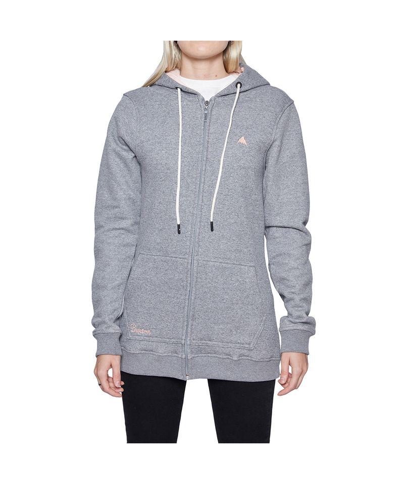 Campera-Algodon-Burton-Carta-Hoodie-Urbano-Mujer-Dark-Grey-Heather-B1MCARTAFZDG