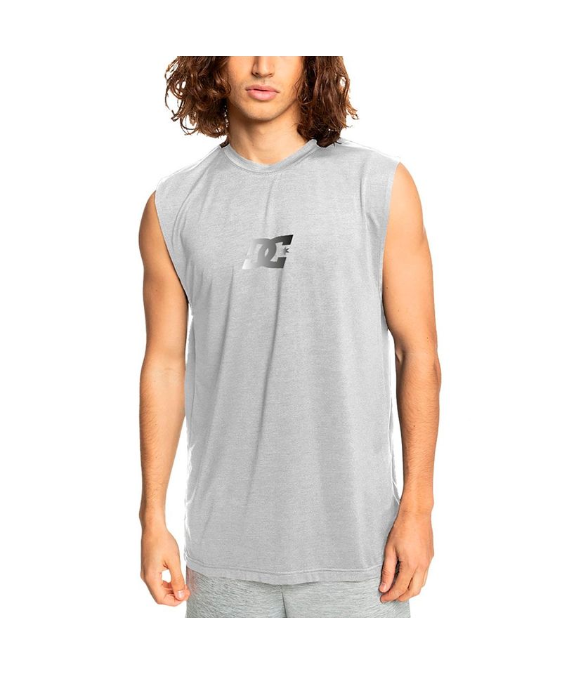 Musculosa-DC-Shoes-Sport-Star-Running-Training-Hombre-Gris-1231105001