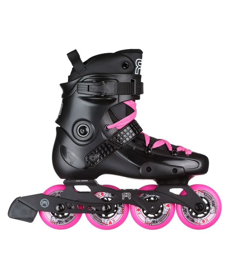 Rollers-FR-Skates-FRW-80-Freeride-Freestyle-unisex-Black-Pink-FRW80-BK-PK-1