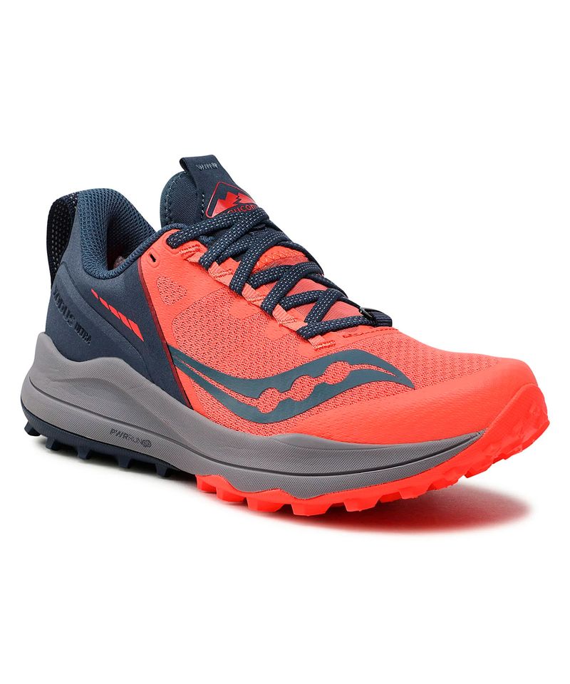 Saucony - Mujer Xodus Iso Para Mujer Trail Zapatillas De Running Correr  Naranja/Azul/Plateado < Young Ukuleles