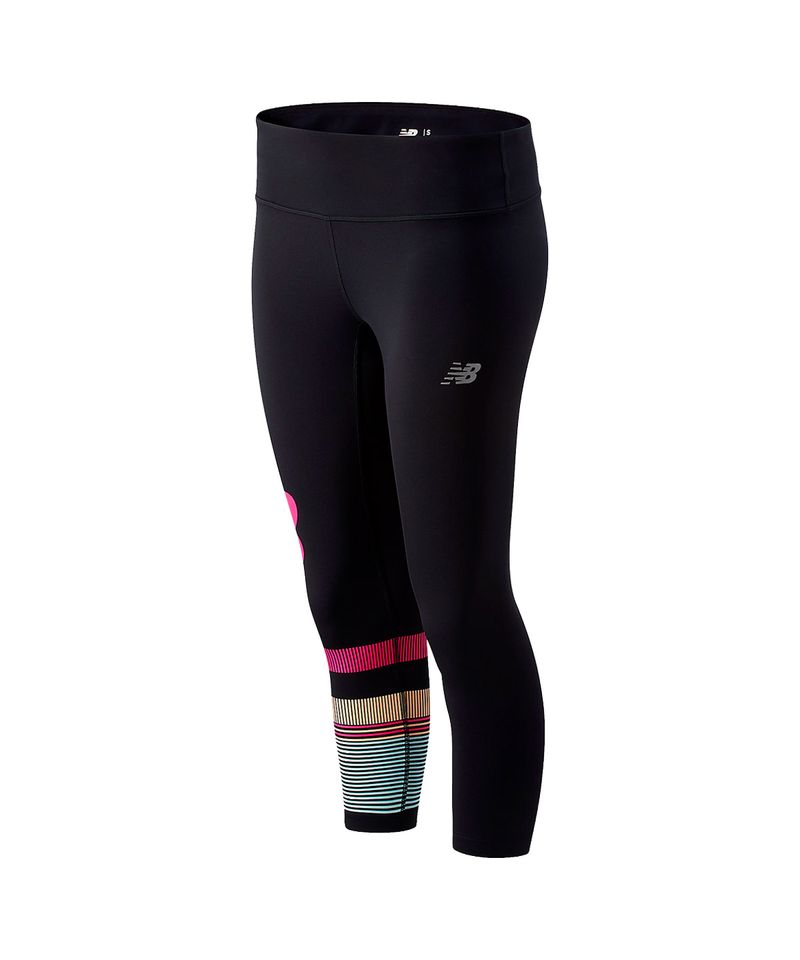 Calza-3-4-New-Balance-Accelerate-Running-Training-Mujer-Negro-Fucsia-WP11211PGL