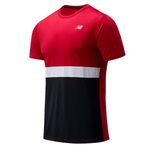 Remera-Manga-Corta-New-Balance-Striped-Accelerate-Running-Hombre-Rojo-MT03207HOR