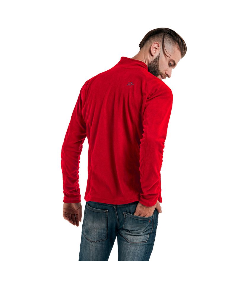 Buzo-Alaska-Sur-II-MicroPolar-Trekking-Hombre-Rojo-Marlboro-AH1406-206-4