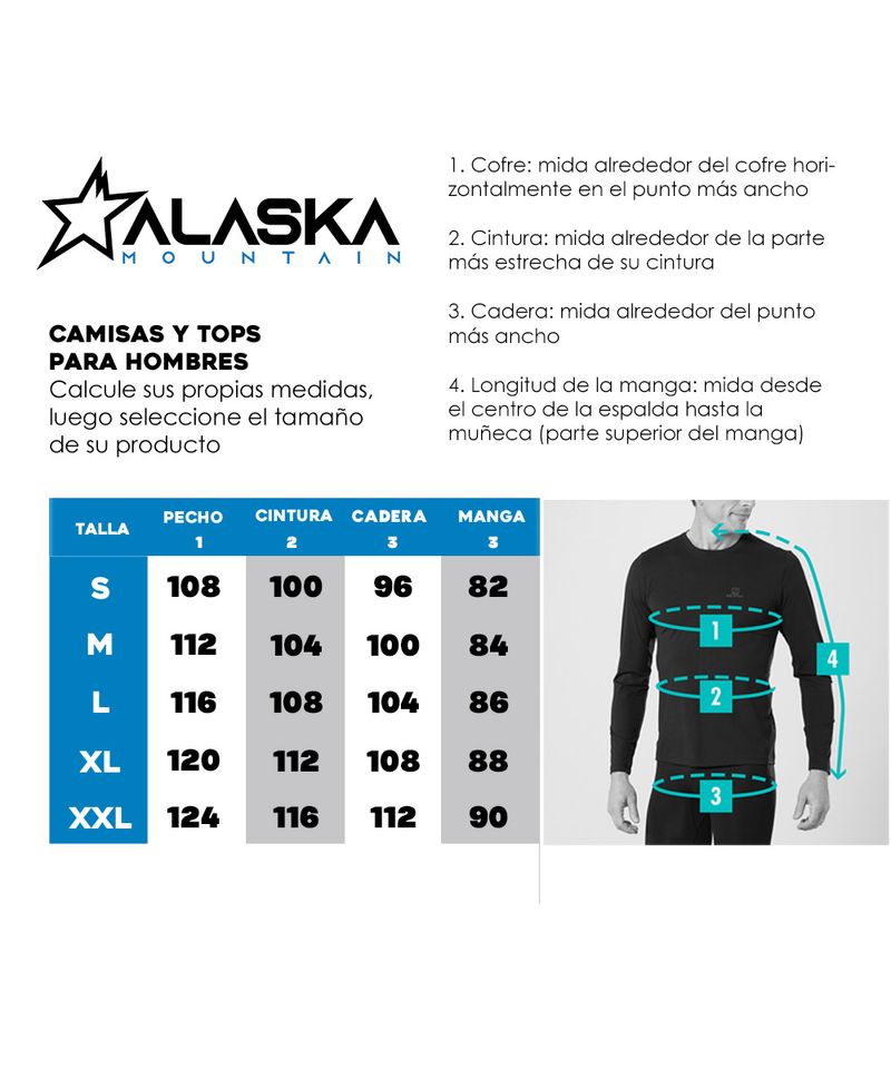 tabla-de-talles-BUZOS-ALASKA-SUR-II-HOMBRE