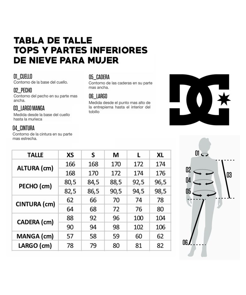 Tabla-de-Talles-TOPS-Y-PARTES-INFERIORES-dc-Shoes-Mujer