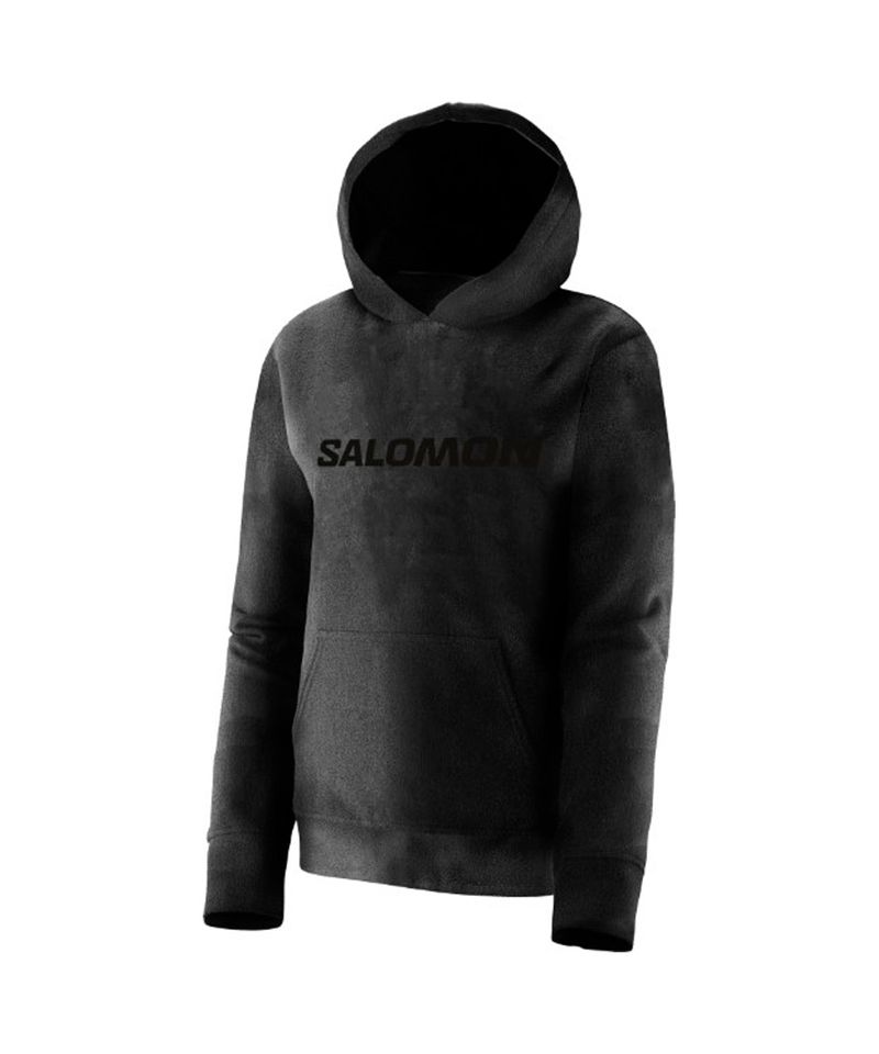 Buzo-Salomon-Polar-LT-Hoodie-II-Invierno-Niños-Black-18270