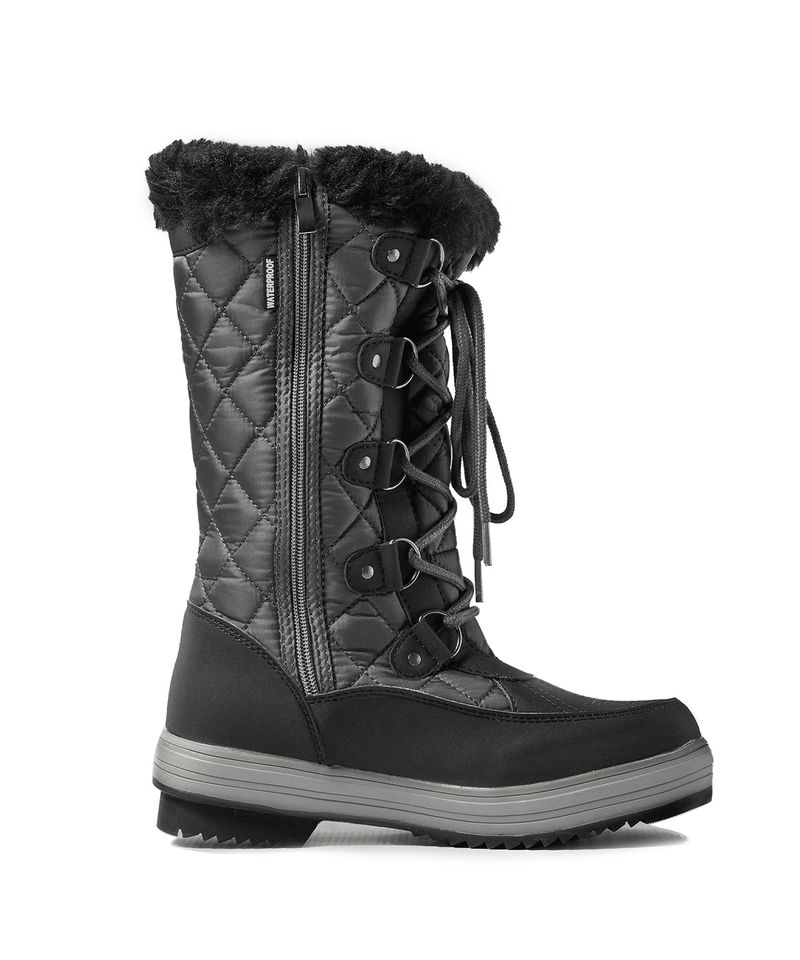 Botas-Alaska-Apreski-Zafiro-Waterproof-para-Nieve-Impermeables-Mujer-Grey-Black-WB3197-GB-4