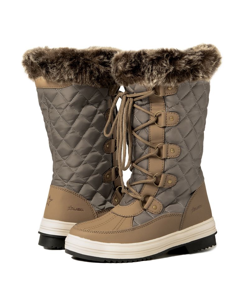 Botas-Alaska-Apreski-Zafiro-Waterproof-para-Nieve-Impermeables-Mujer-Beige-Brown-WB3197-BB-2