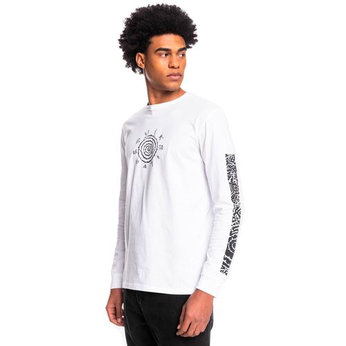 Remera Manga Larga Quiksilver QS Spiral Hombre