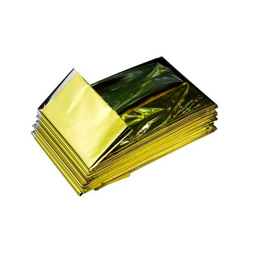 Manta Supervivencia Noaflojes Plata-Oro  Aluminizada