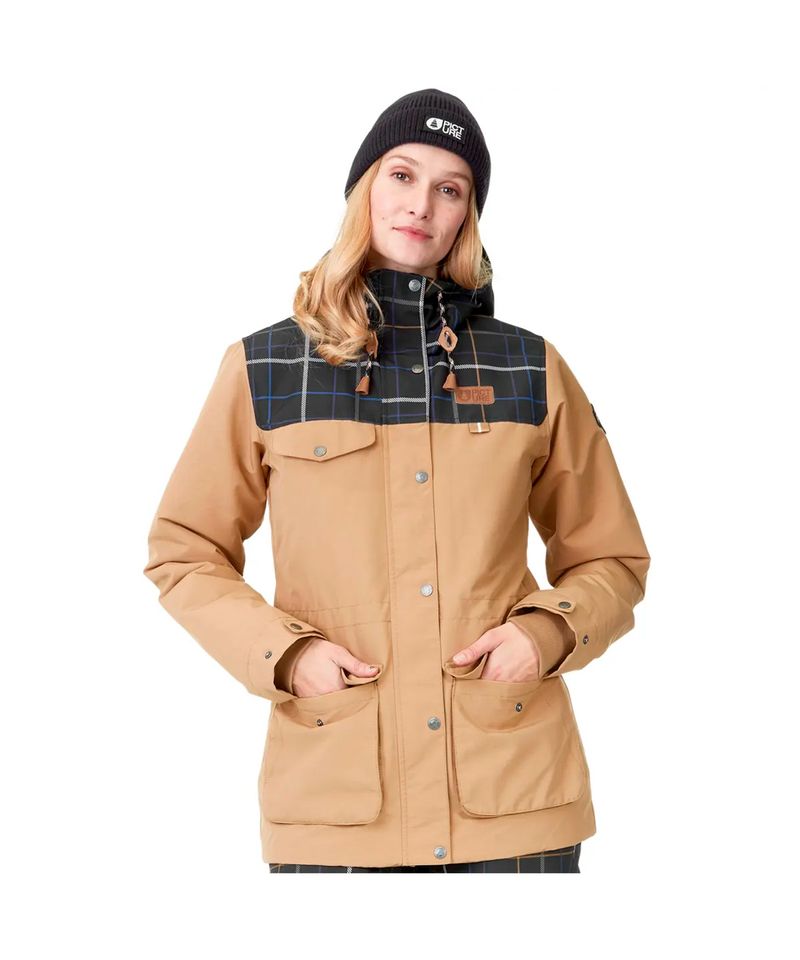 Campera-Picture-Kate-10K-Ski-Snowboard-Ecologica-Mujer-Tan-Brown-WVT185